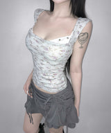 amy floral top (3colors)