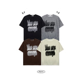 サーフレタリングニットショートスリーブTシャツ