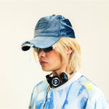 Faded Jean Cap