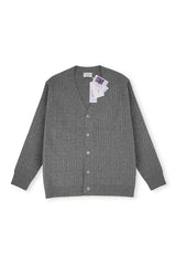 LMN Yネックケーブルカーディガン (9 colors)