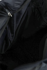 Big leather shoulder tote bag