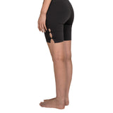 WAVE HALF LEGGINGS - CHARCOAL