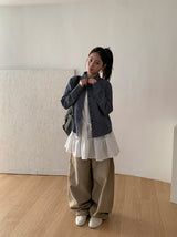 Rammi Check Crop Shirt