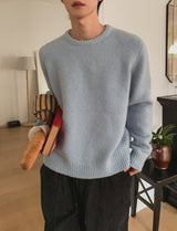 Jamie Mohair Round Crop Knit