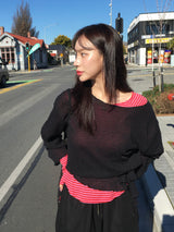 Ilo Soft Stripe Punching Uniqlo (3c)