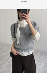 Puff Haji Short Sleeve Knit