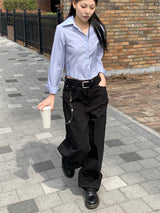 CHAINPIECE BALLOON PANTS