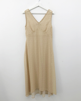 YWDフラワー シフォン ドレス (3color)