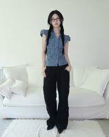 button cargo pants
