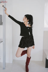 Beloa shine cancan skirt