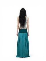 FOREST LONG SKIRT (TEAL)