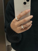 (silver925) Bubble pearl ring