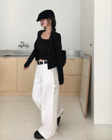Middle Carpenter Detail Long Pants