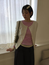 Sage Frill Pintuck Skirt (2color)