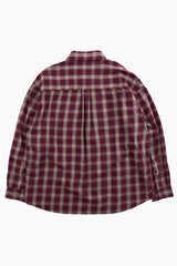 Grid vintage washed check shirt