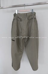 coloring string big cargo wide pants