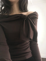 Rosy Off-Shoulder Tee