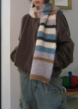 WOOL BLEND COLOR MUFFLER