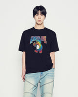 25FW カラーミックスACベア半袖Tシャツ ブラック