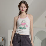 Vintage graphic ringer sleeveless