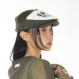 メッシュニュースボーイキャップ
