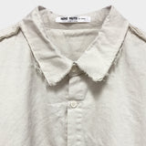 グランジプレーンシャツ_ライトベージュ