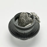 heart locket keyring