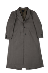 No.0983 wool 30 P line long COAT (3color)