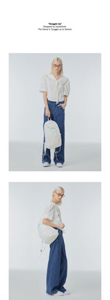 Lace tiny backpack