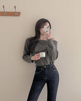 Off-shoulder knit