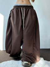 2SIZE🩶 SOFTY SIDE PINTUCK WIDE LONG PANTS 🩶🧇🖤🤍5COLOR