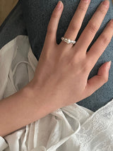 (silver925) Bubble pearl ring