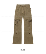 More Belted Low Bootcut Pants