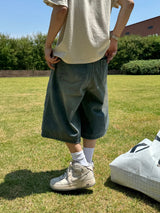Toony denim Bermuda pants