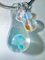 Trippy mushroom necklace.05 (2color)