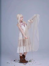 Rose Island AW24 エルフガーディアン - バインラップドエルフメイジミディドレス