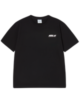 25FW OVERLAPPING STANDARD SHORT SLEEVE T-SHIRT BLACK
