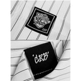 ストライプ半袖シャツ (BLACK)