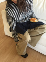 Peach Back Pocket String Pants (3 Colors)