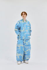 LOGO YELLOW THUNDER SUPER WIDE PANTS