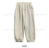Bagel Fleece Pintuck String Pants