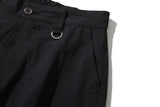 ビッグ ポケット ナイロン バミューダパンツ(Black)