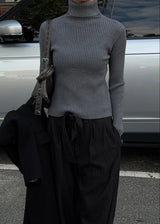 Golgi high neck warmer pola knit(5color)