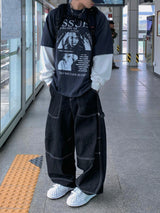 ISSUES Layered Over Long Sleeve T-Shirt 3C