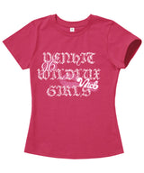 Kis3 レオパードスリムフィット半袖Tシャツ
