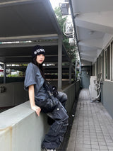 Vintage Pigment Spray Short Sleeve T-shirt