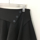 Vカットフラップスカート (2color)