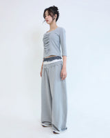 Stud underwear sweatpants - Gray