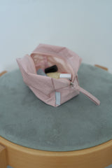 puff pouch (pink_nylon)