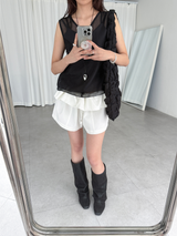 folding short pants (2color)